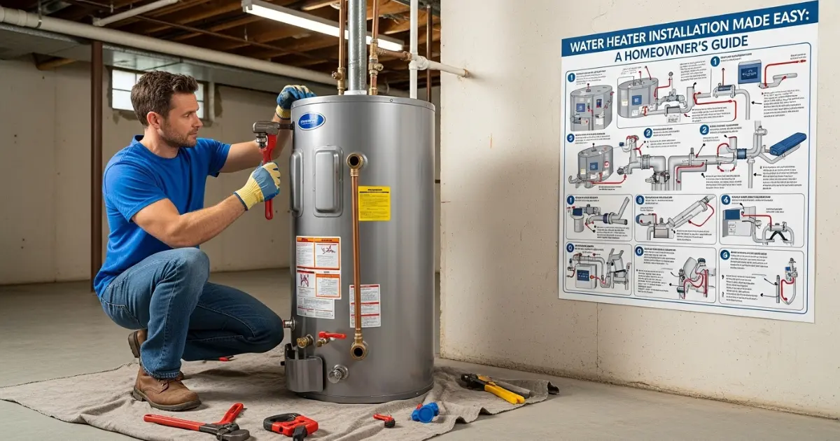 water heater installation